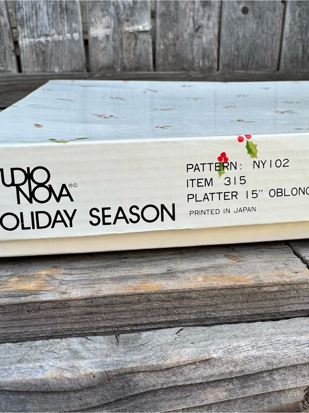 Vintage Studio Nova Christmas Platter 15